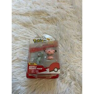 New Pokemon Machop + Snubbull Battle Figure Pack Toy